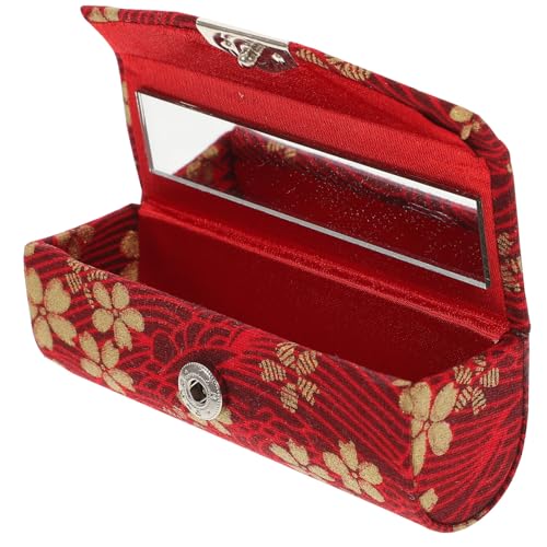 VILLFUL Portabler Lippenstifthalter Japanischer Stil Mini Lippenstift Aufbewahrungsbox mit Spiegel für Damen Perfekter Make up Organizer Geschenk für Freundin Mutter VILLFUL Portabler Lippenstifthalter Japanischer Stil Mini Lippenstift Aufbewahrungsbox mit Spiegel für Damen Perfekter Make up Organizer Geschenk für Freundin Mutter von VILLFUL