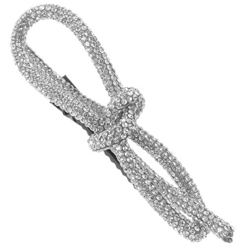 VILLFUL Rhinestone Schleifen Haarklammer Metall Haarschmuck für Damen Eleganter Haarklammer für Geeignet für Hochzeit Geburtstag Alltag Bequem und Langlebig Silber VILLFUL Rhinestone Schleifen Haarklammer Metall Haarschmuck für Damen Eleganter Haarklammer für Geeignet für Hochzeit Geburtstag Alltag Bequem und Langlebig Silber von VILLFUL