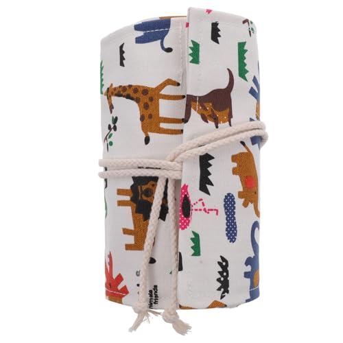 VILLFUL Rollstift Vorhang Rollstift Tasche Stoff Federmäppchen Schul Federmäppchen Schul Federmäppchen Stift Verpackungstasche Stift Verpackung Stift Verpackungs Organizer Markierstift von VILLFUL