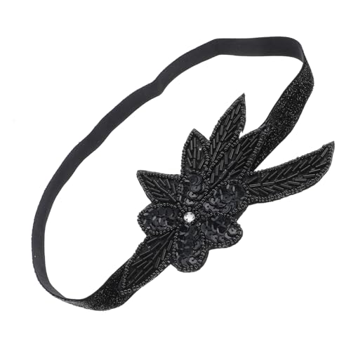 VILLFUL Schwarzes Pailletten Haarband Damen Party Haarreif Glänzend Leicht und Bequem Haarschmuck Mädchen Festlicher Kopfschmuck für Geburtstag und Valentinstag VILLFUL Schwarzes Pailletten Haarband Damen Party Haarreif Glänzend Leicht und Bequem Haarschmuck Mädchen Festlicher Kopfschmuck für Geburtstag und Valentinstag von VILLFUL