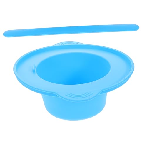 VILLFUL Silikon Gesichtsmaske Mischschale Set mit Rührlöffel Hitzebeständig Wiederverwendbar für DIY Gesichtspflege Zuhause und Kosmetiksalon Einfach zu Reinigen von VILLFUL