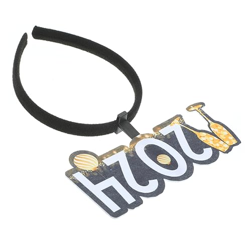 VILLFUL Silvester Party Supplies 2024 Neujahr Stirnband Foto Prop Kopfbedeckung Stilvoll von VILLFUL