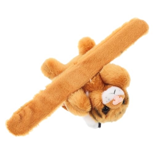 VILLFUL Spielzeug-tiger-schlagarmband Plüschtiere in Großen Mengen Kinderarmbänder Süßes Armband Tierarmband Plüscharmband Tiger-partydekorationen Slap-bänder Mit Tiermotiven von VILLFUL