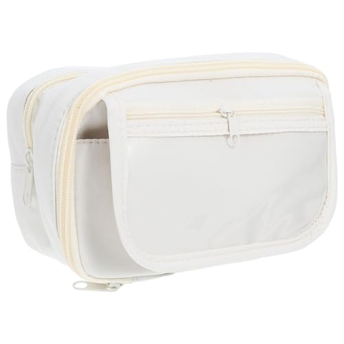 VILLFUL Stiftetasche mit großer Kapazität: Bleistifttasche mit Reißverschluss – Schreibtisch-Schreibwaren-Organizer, Bleistift-Radiergummi-Tasche für das Büro von Schülern der Mittelstufe von VILLFUL