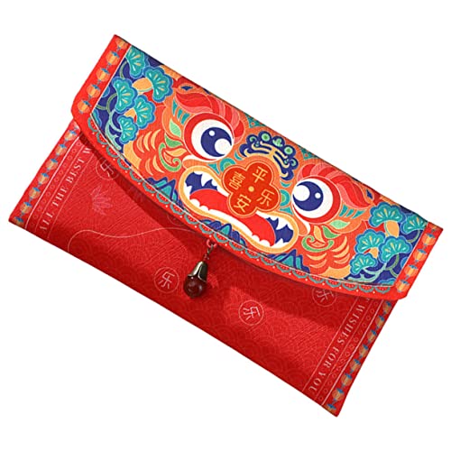 VILLFUL Stoff Geldbeutel Roter Umschlag Aus Stoff Aufbewahrungstasche Chinesisches Design Traditionelle Kultur Frühlingsfestparty Leicht Und Einfach von VILLFUL