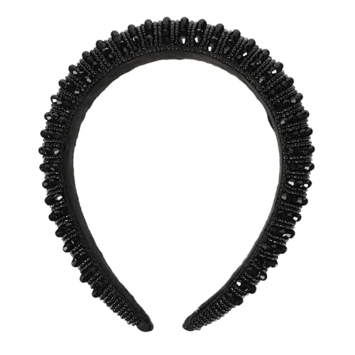 VILLFUL Strass Kristall Haarband Damen Handgefertigt Elegantes Stirnband Für Party Hochzeit Alltag Mädchen Accessoire Glamouröser Haarschmuck Mit Klarem Glitzerstein Design von VILLFUL