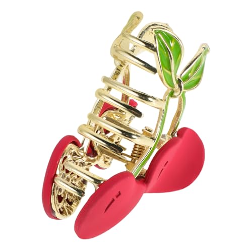 VILLFUL Süßer Kirsch Haarclip aus Robustem Material Vielseitig für Hochsteckfrisuren und Hohe Modisches Haarschmuck Accessoire für Damen und Mädchen von VILLFUL