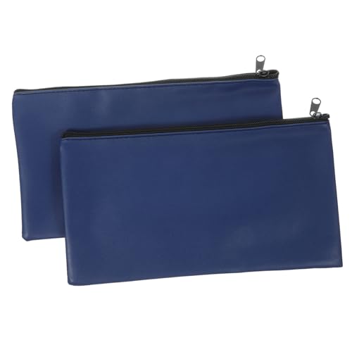 VILLFUL Tasche Bargeld Aufbewahrung Reißverschluss Geldbeutel Bankgeldtaschen Geldscheintaschen Schecktaschen Organizer Münzen Wechselgeld von VILLFUL