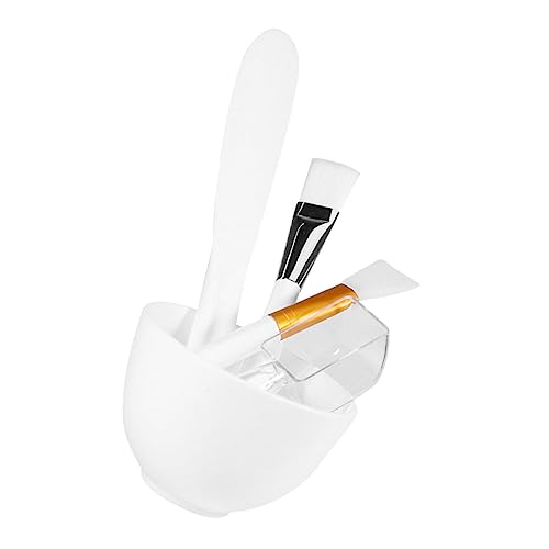 VILLFUL Teiliges DIY Masken Werkzeug mit Silikon Mischschüssel Rührstab Pinsel und Löffel Langlebiges Sicheres Silikon für Einfache Maskenherstellung und Anwendung von VILLFUL