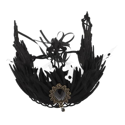 VILLFUL Vintage Barock Tiara Damen Krone Haarreif für Hochzeit Halloween Party Cosplay Königliches Stirnband für Frauen und Mädchen Stabil Sitzendes Haarschmuck Accessoire von VILLFUL