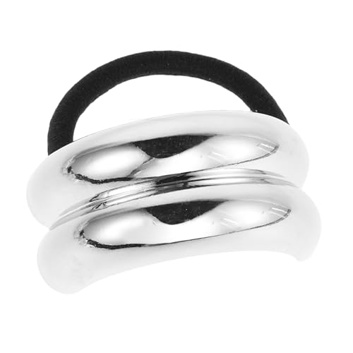 VILLFUL Vintage Haargummi Metall Haarmanschette Geometrisch Elastisch Haarschmuck Damen Retro Styling Zubehör Für Hochzeit Party Alltag von VILLFUL