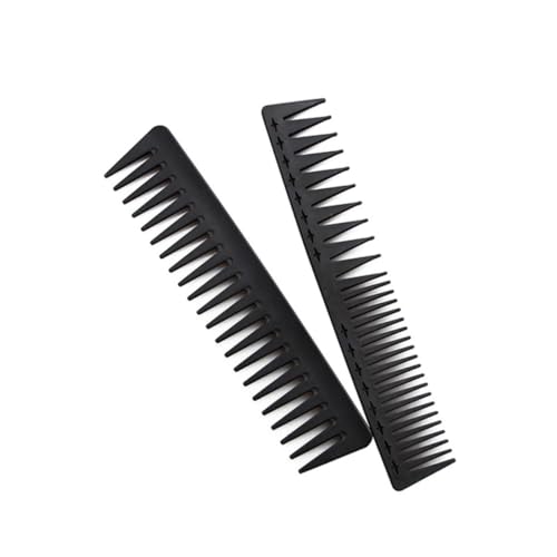 VILLFUL Vintage Haarkamm mit Breiten Zähnen Antistatisch Robust und Leicht für Männer zum Entwirren und Stylen von Nassem oder Trockenem Haar Sorgt für Glänzendes Glattes Haar Beim Föhnen von VILLFUL