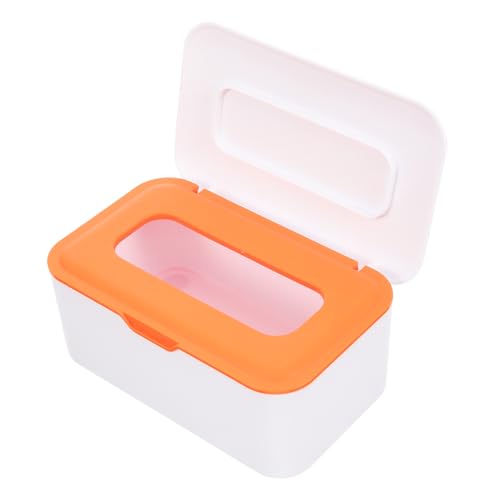 VILLFUL Wiederverwendbare Wischtuchbox mit Deckel Tragbarer Feuchttuchspender Kompakt und Leicht für Babyzimmer Badezimmer Küche und Unterwegs Praktische Aufbewahrung und Einfache von VILLFUL