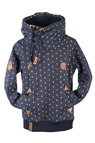 VIN TE Kinder Kapuzenpullover Sweatshirt Hoodie Warmer Fleece Pulli Anker Punkte 140-158 (Blau-1962, 152) von VIN TE