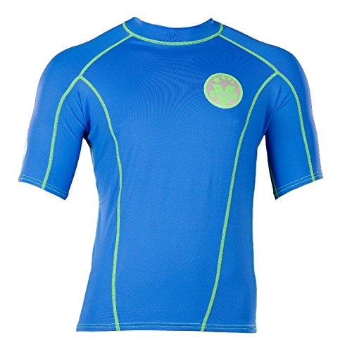 VINC Men Rashguard Blue Herren UV-Schutz Shirt Wassersport (blau, S) von VINC