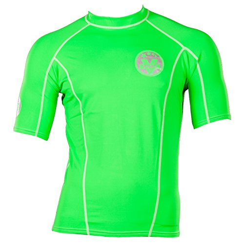 VINC Men Rashguard Blue Herren UV-Schutz Shirt Wassersport (grün, M) von VINC