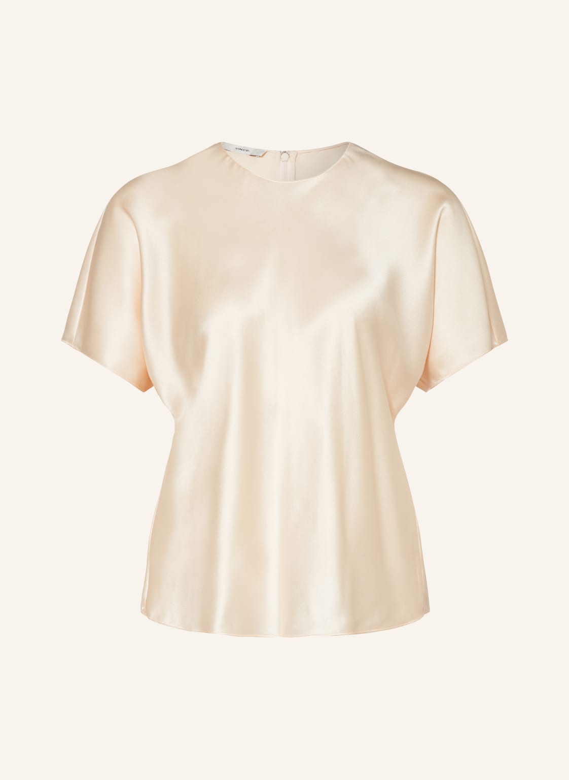 Vince Blusenshirt Aus Satin beige von VINCE