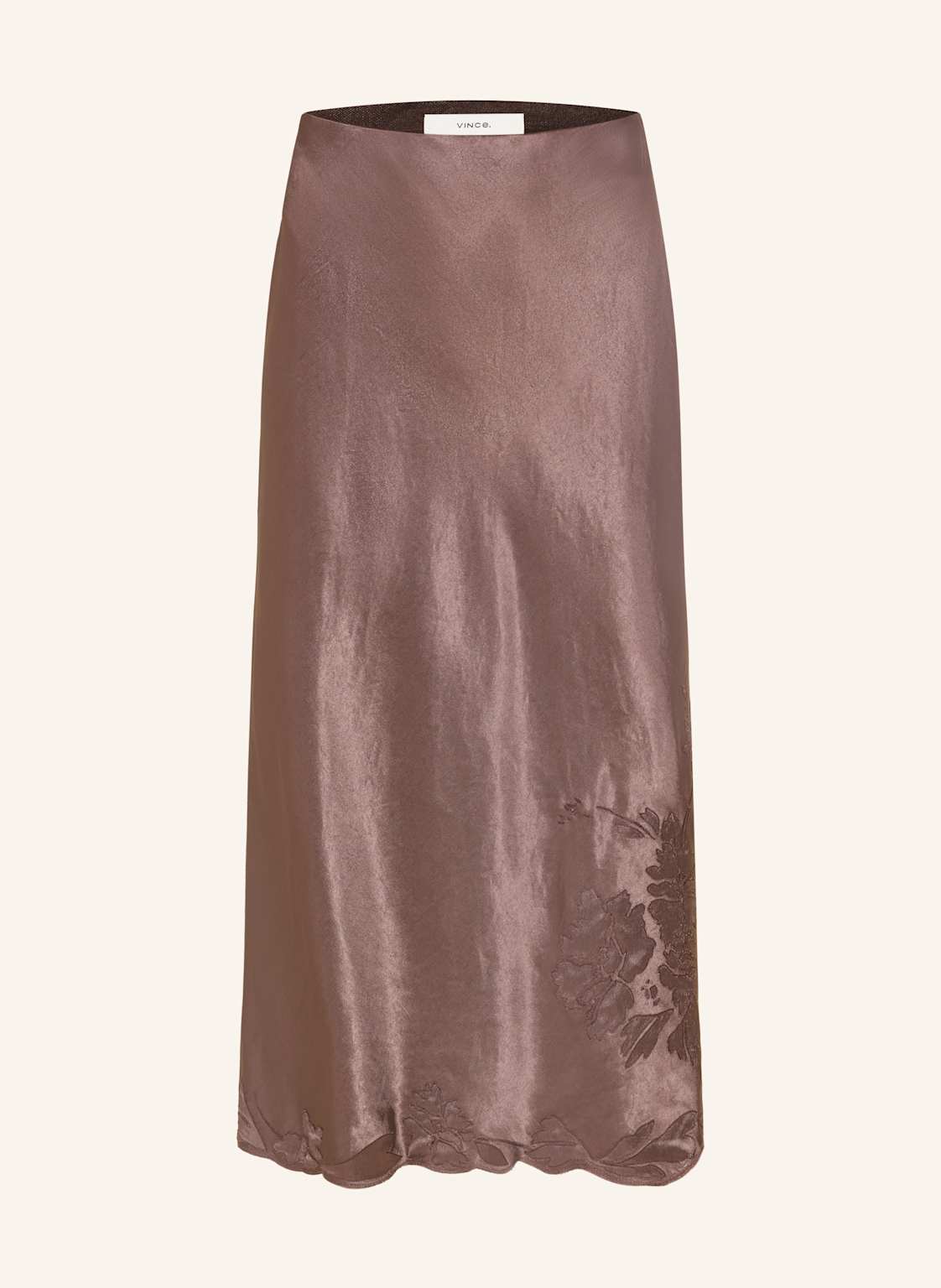 Vince Satinrock braun von VINCE