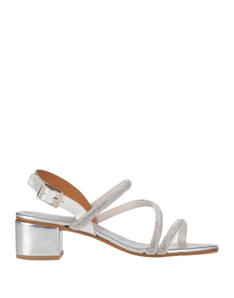 VINCENT VEGA Sandale Damen Silber von VINCENT VEGA
