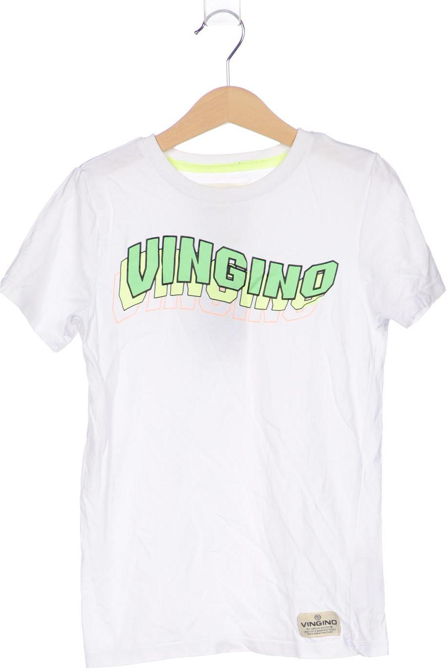 Vingino Herren T-Shirt, weiß, Gr. 128 von VINGINO