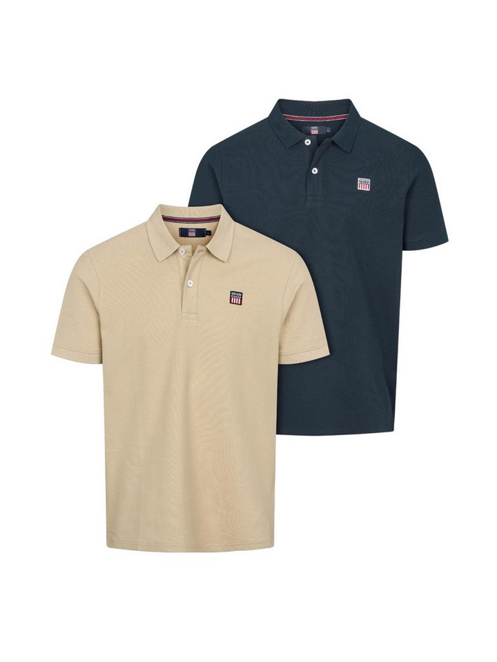 VINSON Kurzarmhemd VINSON 2-pack Polo Mike von VINSON