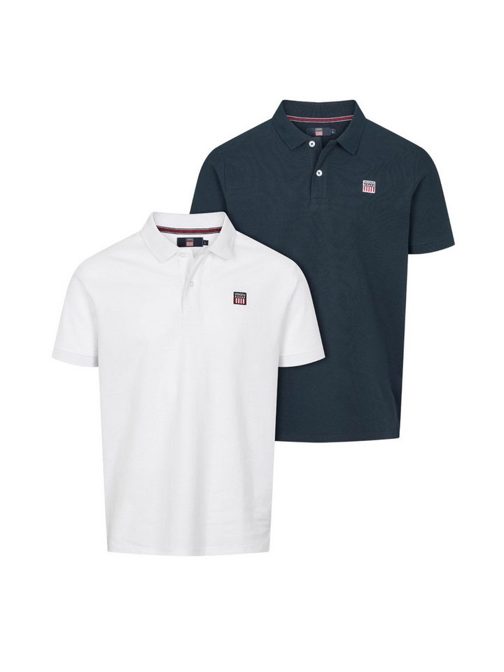 VINSON Kurzarmhemd VINSON 2-pack Polo Mike von VINSON