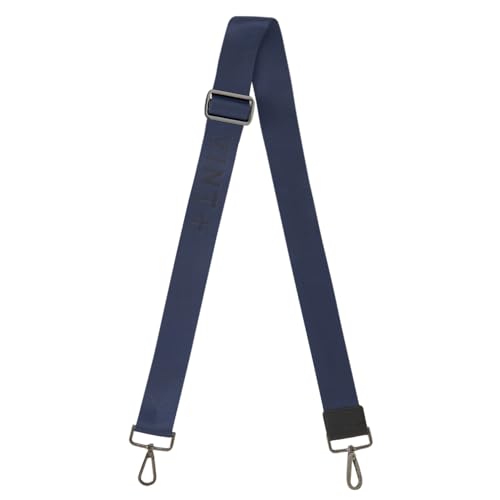 VINT+ Taschengurt zum Wechseln – Tragegurt Schultergurt für Taschen Handtaschen Shopper Bags und Sporttaschen – 120cm Lang Verstellbar und Rostfrei | Farbe: Denim Blau von VINT