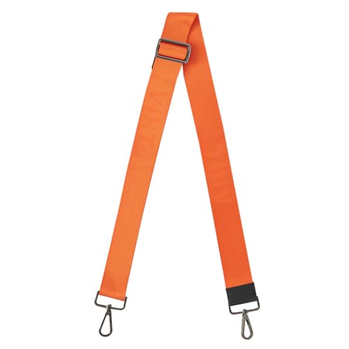 VINT+ Taschengurt zum Wechseln – Tragegurt Schultergurt für Taschen Handtaschen Shopper Bags und Sporttaschen – 120cm Lang Verstellbar und Rostfrei | Farbe: Orange von VINT