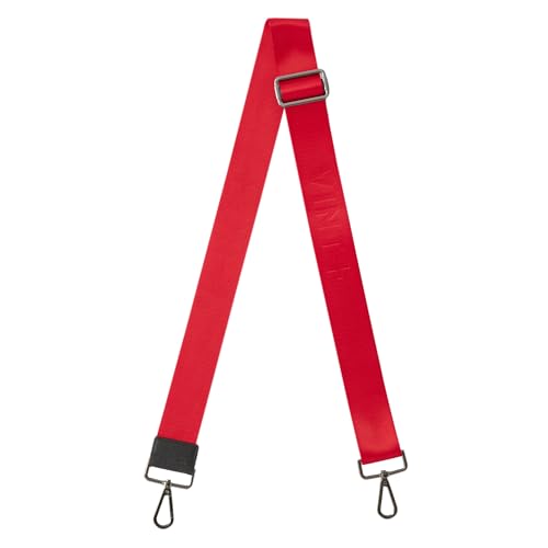 VINT+ Taschengurt zum Wechseln – Tragegurt Schultergurt für Taschen Handtaschen Shopper Bags und Sporttaschen – 120cm Lang Verstellbar und Rostfrei | Farbe: Rot von VINT