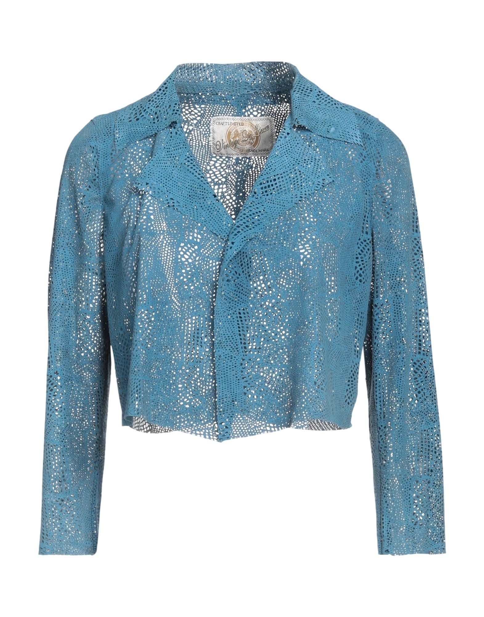 VINTAGE DE LUXE Blazer Damen Blau von VINTAGE DE LUXE