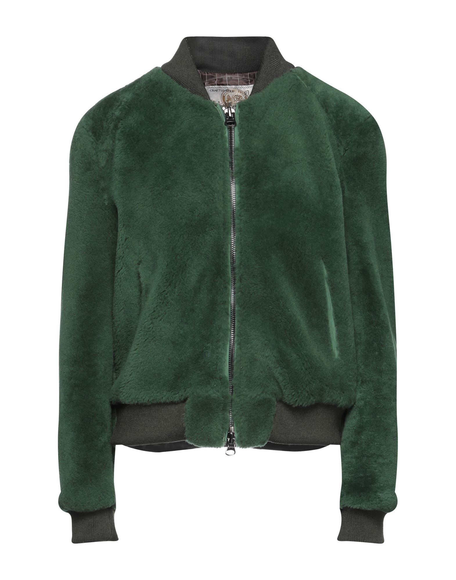 VINTAGE DE LUXE Shearling- & Kunstfell Damen Vert Émeraude von VINTAGE DE LUXE