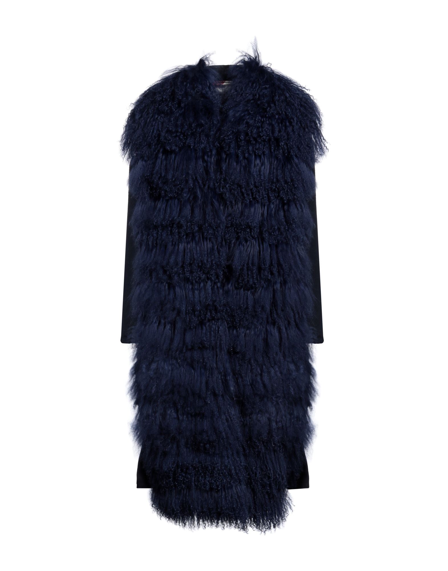 VINTAGE DE LUXE Shearling- & Kunstfell Damen Blau von VINTAGE DE LUXE