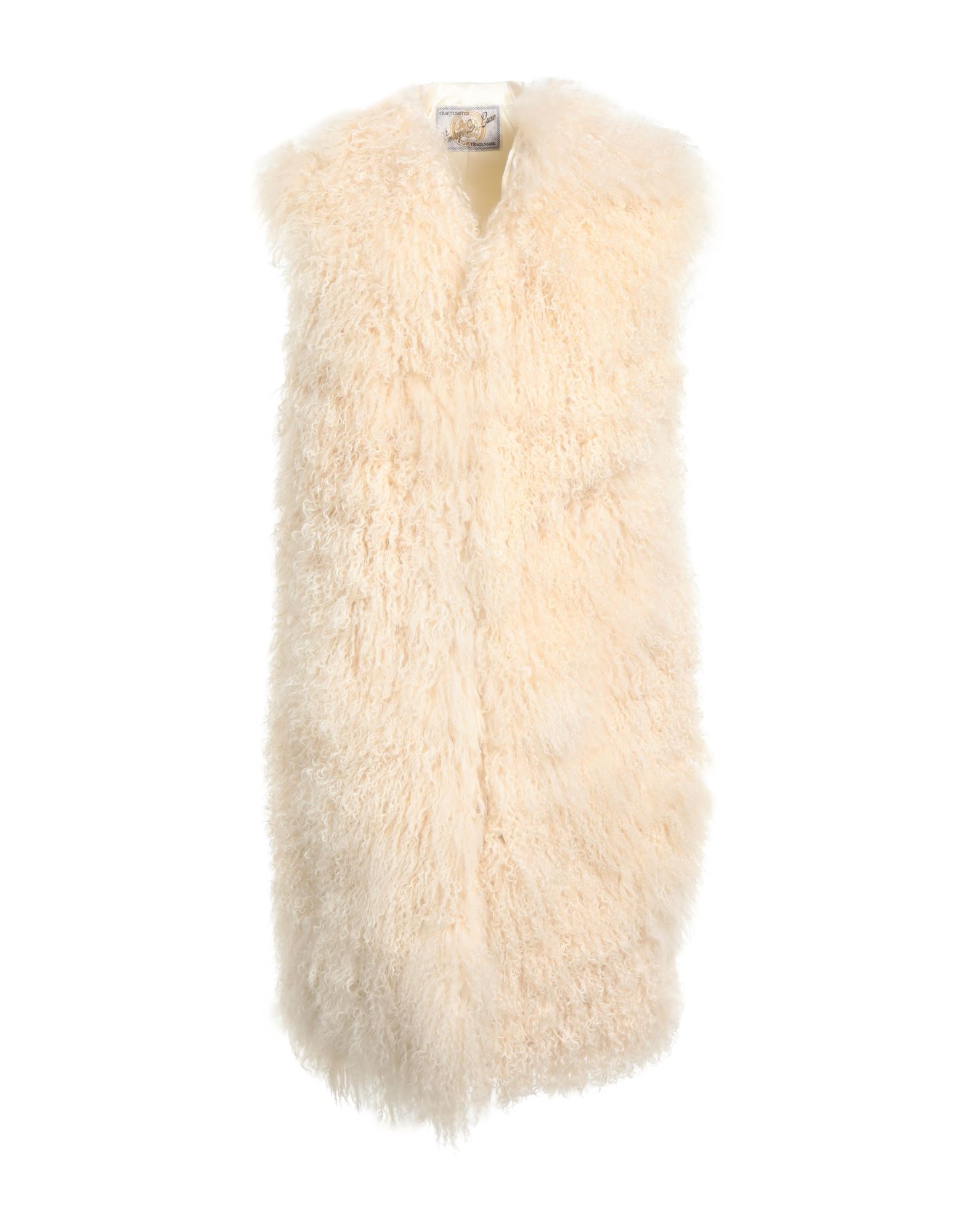 VINTAGE DE LUXE Shearling- & Kunstfell Damen Cremeweiß von VINTAGE DE LUXE