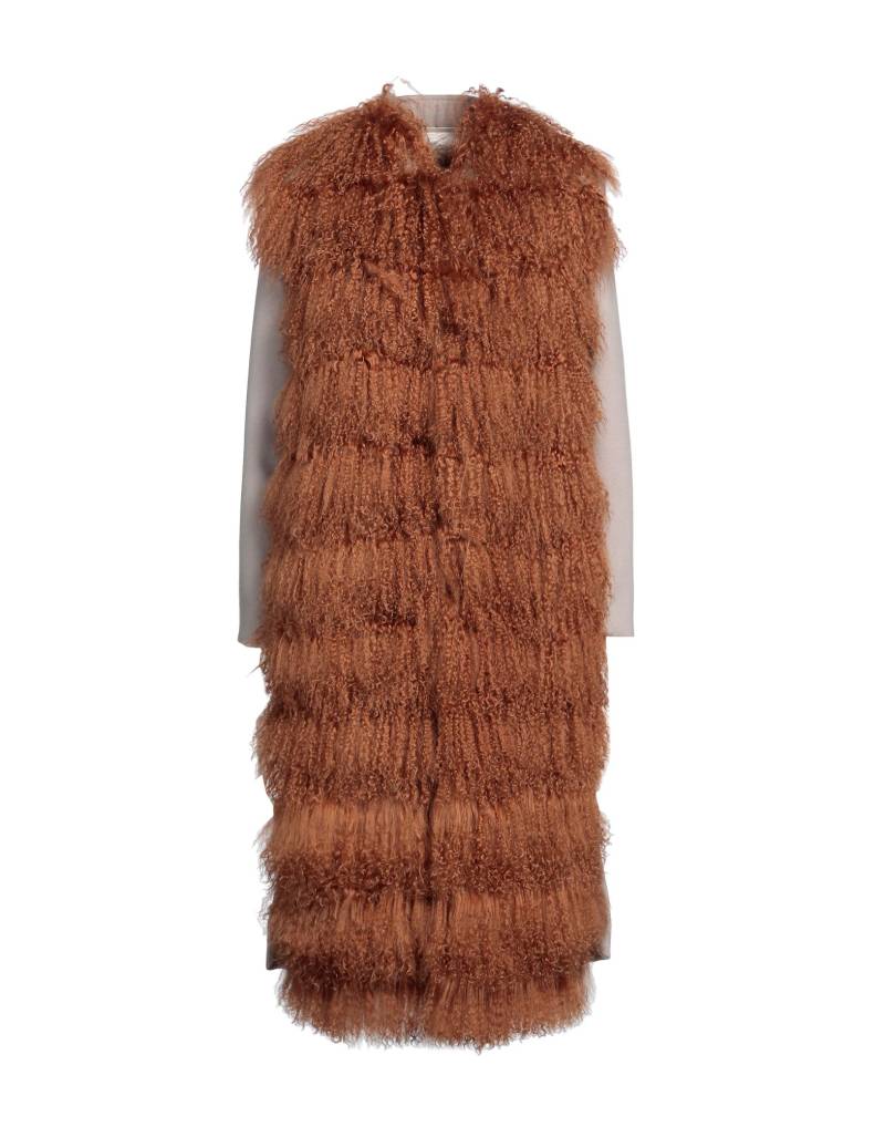 VINTAGE DE LUXE Shearling- & Kunstfell Damen Kamel von VINTAGE DE LUXE