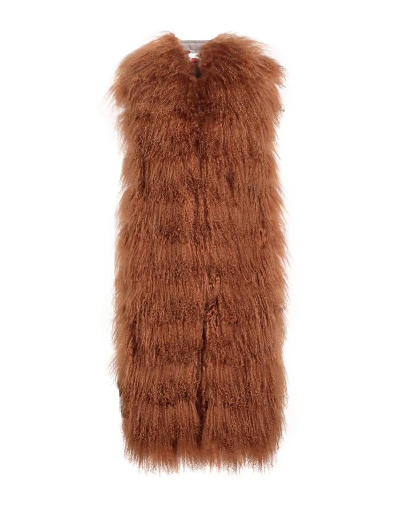 VINTAGE DE LUXE Shearling- & Kunstfell Damen Kamel von VINTAGE DE LUXE