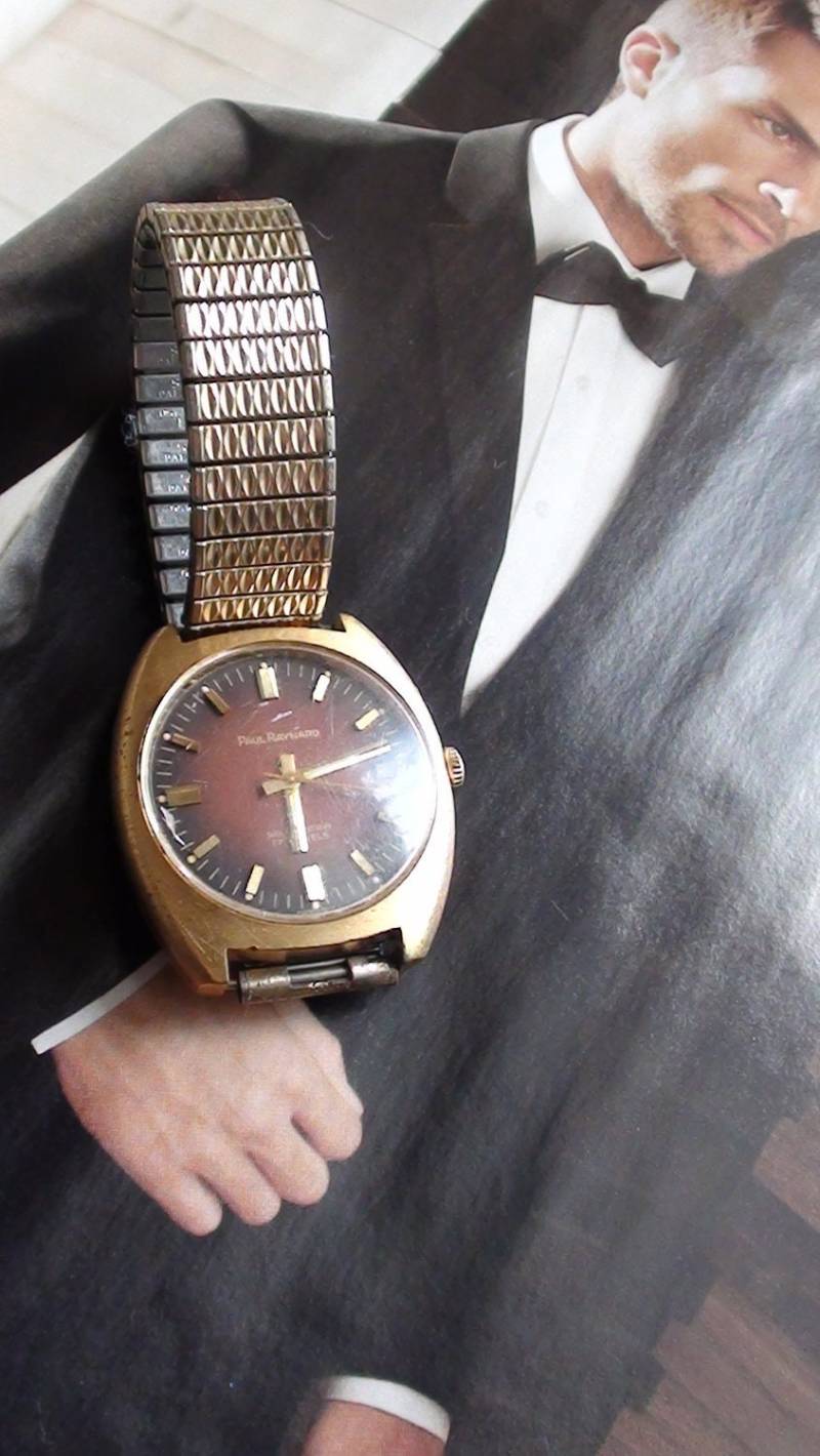 Retro Paul Raynard Men Armbanduhr Schweizer Automatikaufzug 17 Juwelen 10K Gold Gefüllt Echt Vintage Automatik Arbeiten von VINTAGEARTJEWELRY