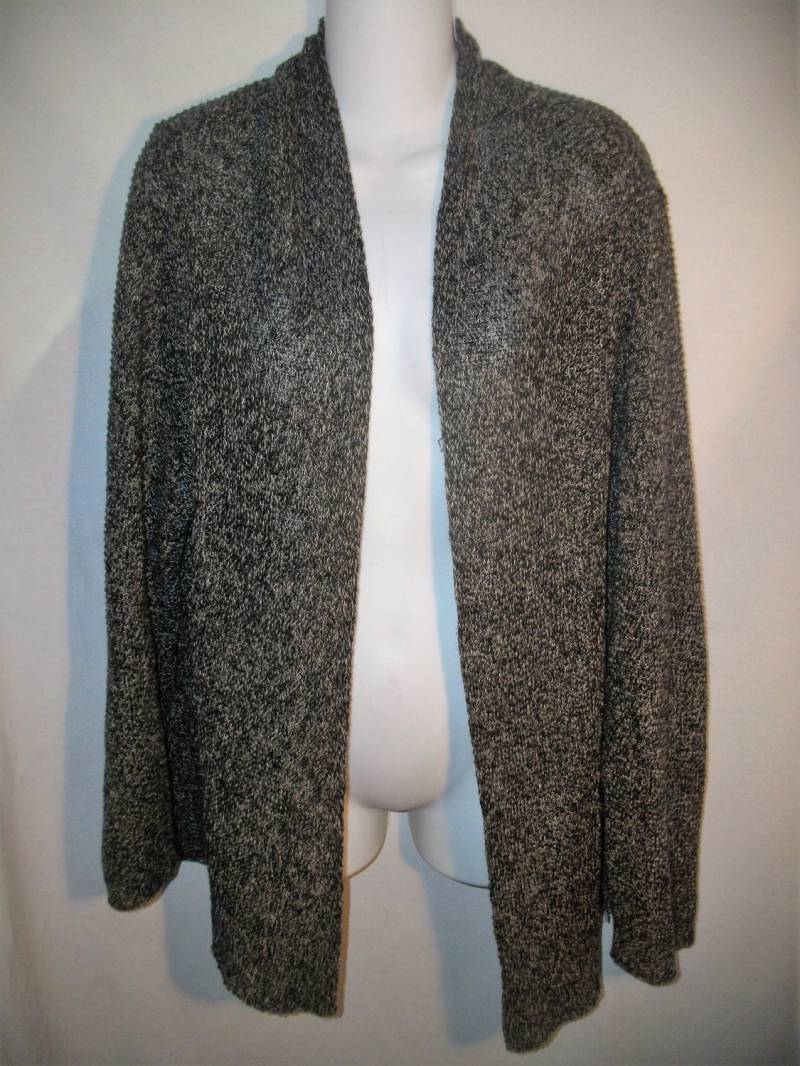 Jahrgang 90 Ist Eileen Fisher 100 % Leinen Vorne Offen Strickjacke 1 X von VINTAGEByPaulette