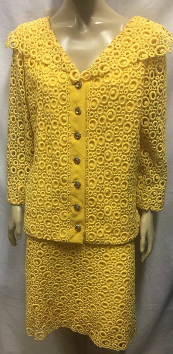 Wunderschöner Tailleur Vintage 80Er Jahre All in Guipir von VINTAGELOVERBRAZIL