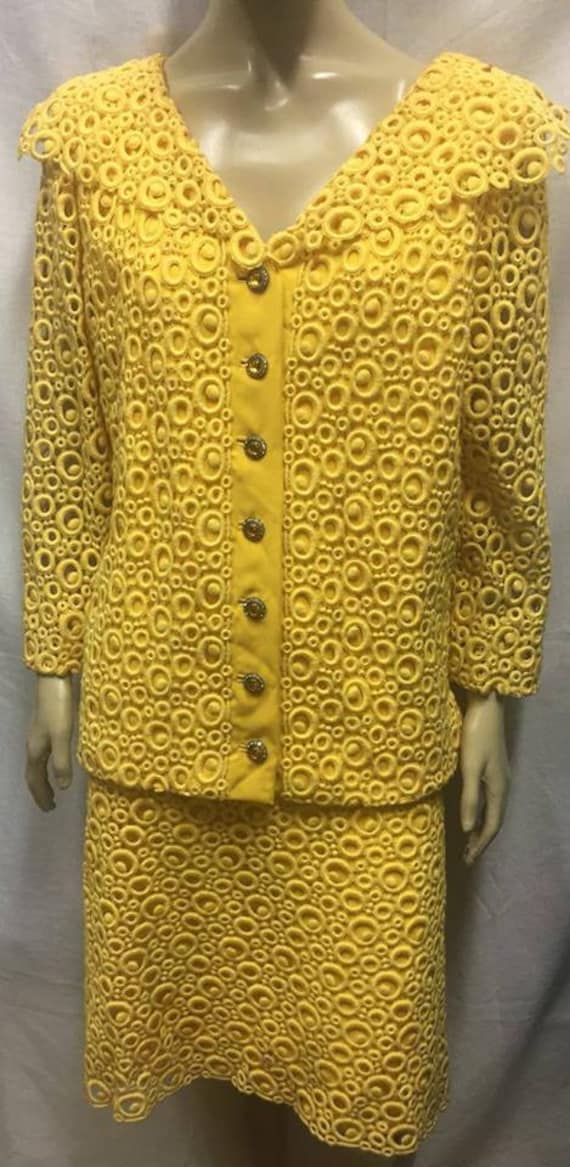 Wunderschöner Tailleur Vintage 80Er Jahre All in Guipir von VINTAGELOVERBRAZIL
