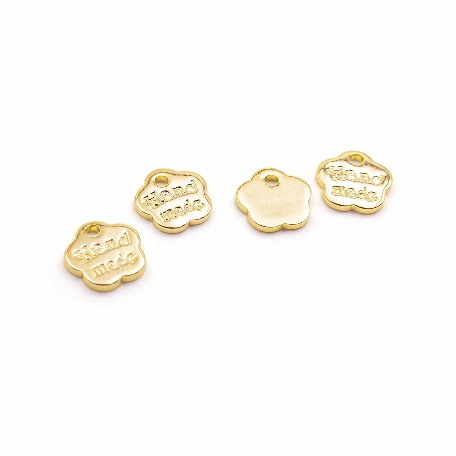 1, 06 Eur/Stk. Vintageparts Diy Anhänger Handmade Mit 18K Gold Beschichtung 4 Stück 1, 06 Eur/Stk. Vintageparts Diy Anhänger Handmade Mit 18K Gold Beschichtung 4 Stück von VINTAGEPARTSeu