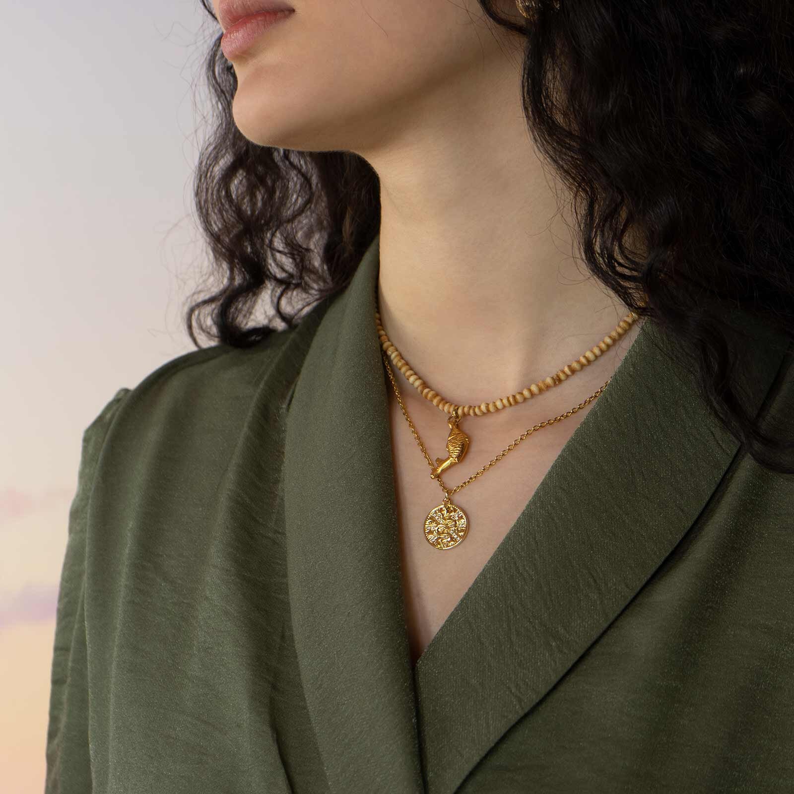 Kette Zoe Aus Edelstahl Mit Schlangenanhänger Kette Zoe Aus Edelstahl Mit Schlangenanhänger von VINTAGEPARTSeu