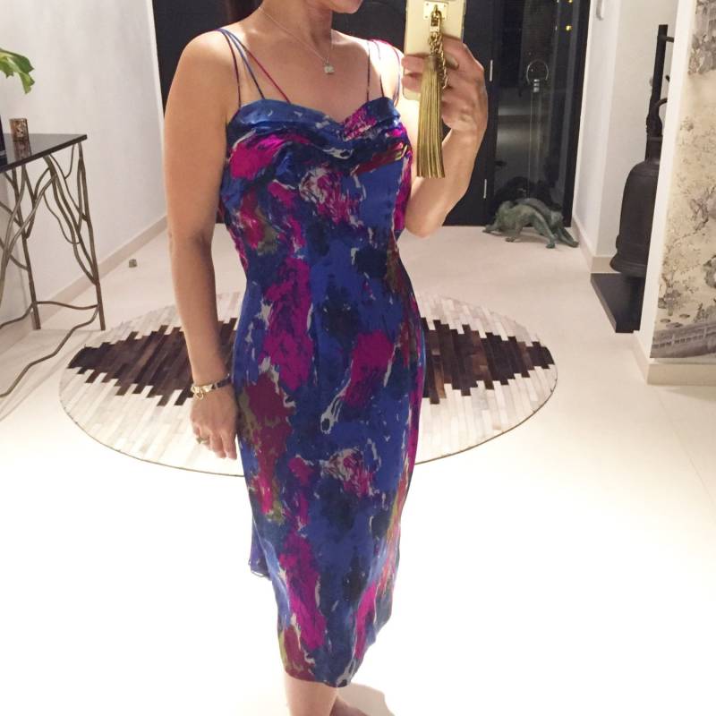 Süßes 50Er Jahre Carol Robins Chiffon Kleid von VINTAGEVAVAVOOMZ