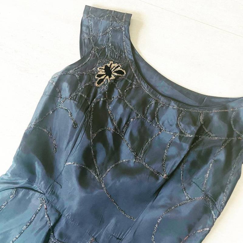 Erstaunliches Super Seltenes Spiderweb Wiggle Dress von VINTAGEVAVAVOOMZ