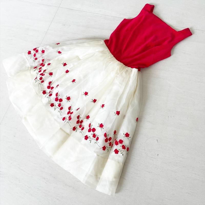 Wunderschönes Kirschblüten Kleid von VINTAGEVAVAVOOMZ
