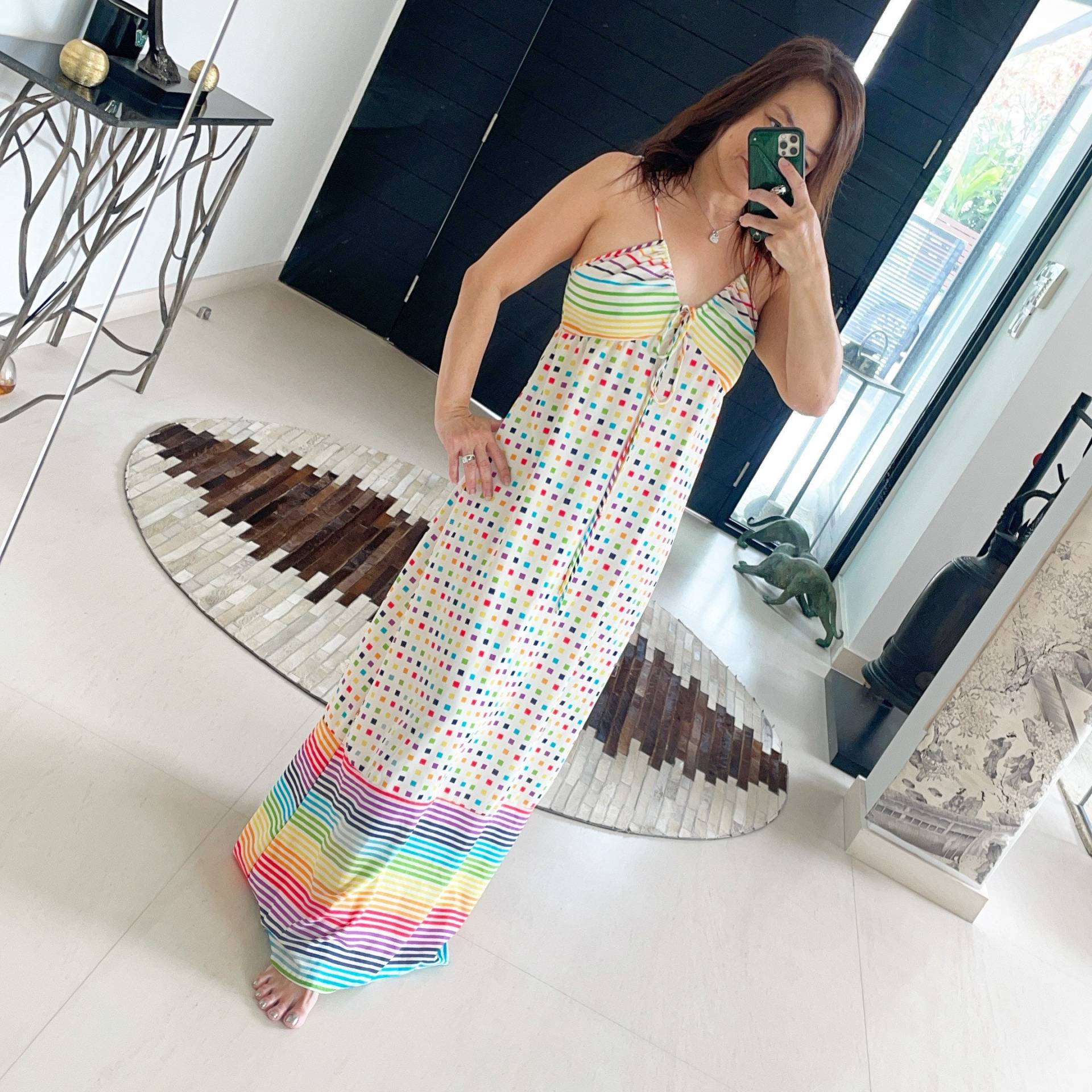 Wunderschönes Regenbogen Maxi Halfter von VINTAGEVAVAVOOMZ