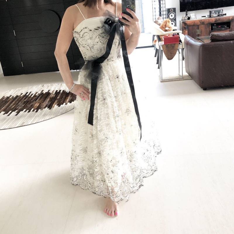 Wunderschönes Schwarzes Rosen Tüllkleid von VINTAGEVAVAVOOMZ