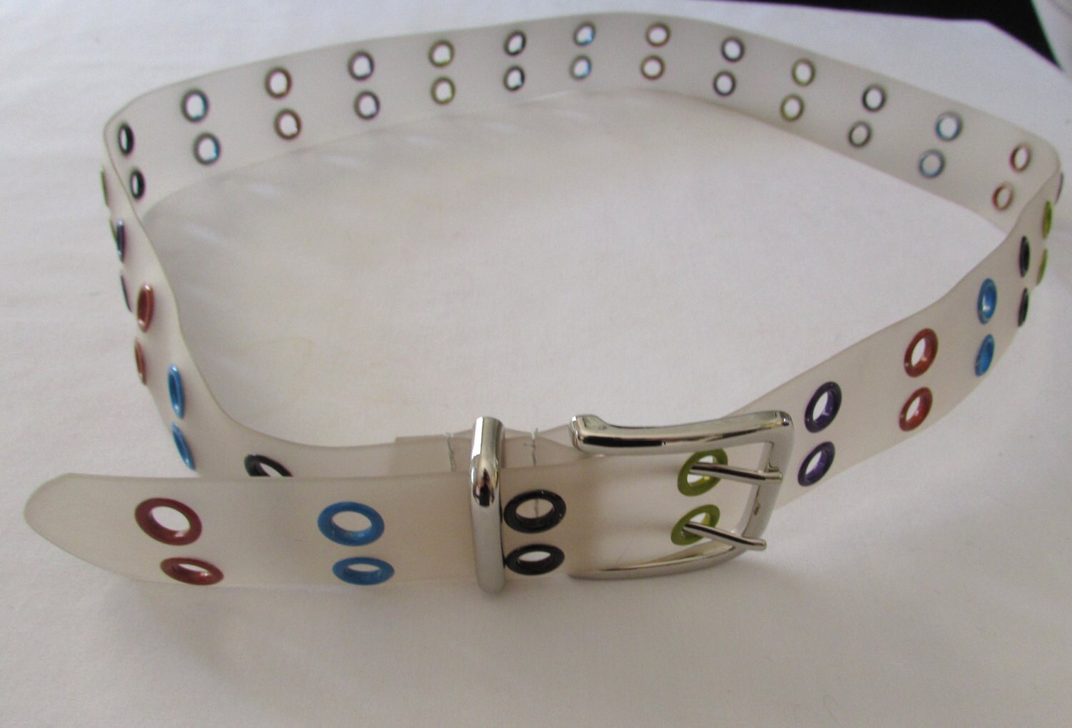 Gürtel Klar Mod Multi-Farbe Und Größe Belt Long 92 cm Lang Gürtel Klar Mod Multi-Farbe Und Größe Belt Long 92 cm Lang von VINTAGEVogueWARDROBE
