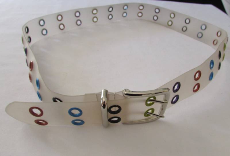 Gürtel Klar Mod Multi-Farbe Und Größe Belt Long 92 cm Lang von VINTAGEVogueWARDROBE