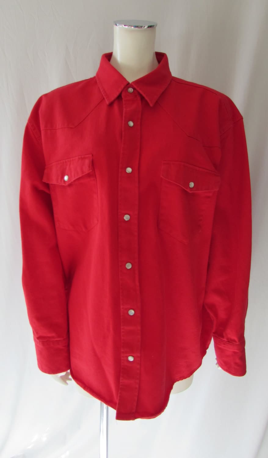 Westernhemd Aus Schwerer Baumwolle Warme Cowboy Xl Perlendruckknöpfe Westernhemd Aus Schwerer Baumwolle Warme Cowboy Xl Perlendruckknöpfe von VINTAGEVogueWARDROBE