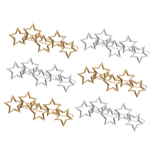 VINTORKY 6stücke Stern Haarklammern Dekorative Cluster-stern-haaraccessoires Für Frauen Und Mädchen Für Dickes Dünnes Glattes Oder Welliges Haar Elegantes Design Für Besondere von VINTORKY